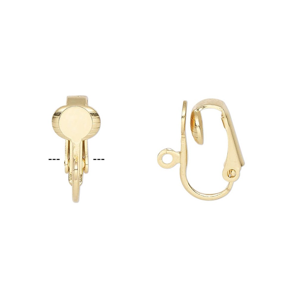 Gold Silver Converters DIY Change Pierced Earrings Comfortable Padded Clip On - Picture 2 of 7